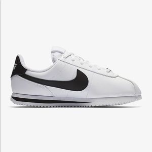 White Nike Cortez - Men SIZE 7.5/Women SIZE 9